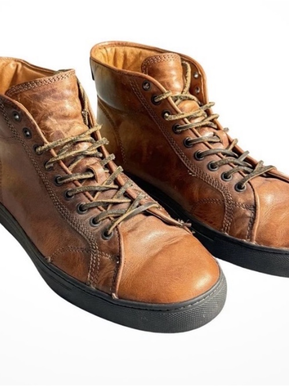 Frye Greene Men's Leather High Top Sneakers Size 10.5